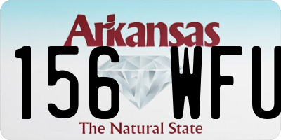 AR license plate 156WFU