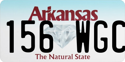 AR license plate 156WGC