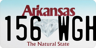 AR license plate 156WGH