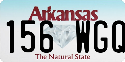 AR license plate 156WGQ
