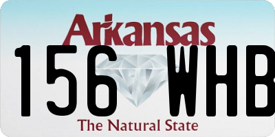 AR license plate 156WHB