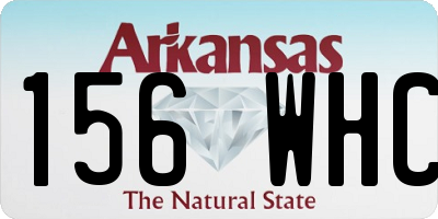 AR license plate 156WHC