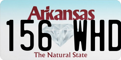 AR license plate 156WHD