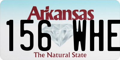 AR license plate 156WHE