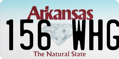 AR license plate 156WHG
