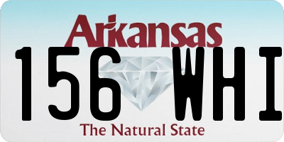 AR license plate 156WHI