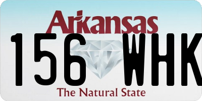 AR license plate 156WHK