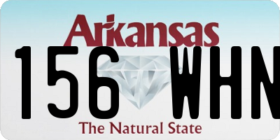 AR license plate 156WHN