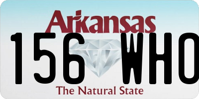 AR license plate 156WHO