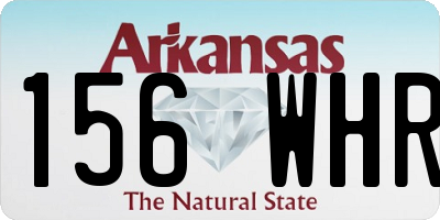 AR license plate 156WHR