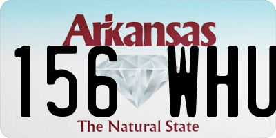 AR license plate 156WHU