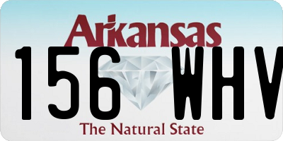 AR license plate 156WHV