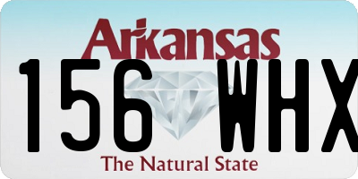 AR license plate 156WHX