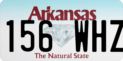 AR license plate 156WHZ