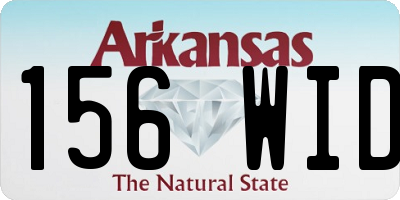 AR license plate 156WID