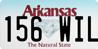 AR license plate 156WIL