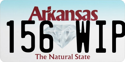 AR license plate 156WIP