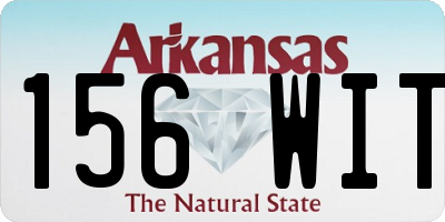 AR license plate 156WIT