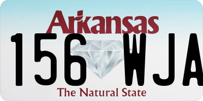 AR license plate 156WJA
