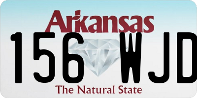 AR license plate 156WJD
