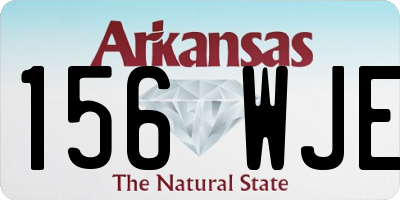 AR license plate 156WJE
