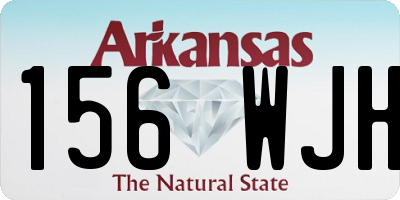 AR license plate 156WJH