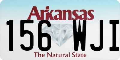 AR license plate 156WJI