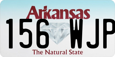 AR license plate 156WJP