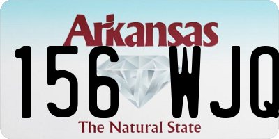 AR license plate 156WJQ