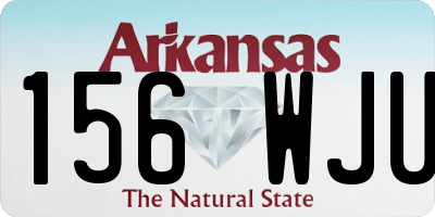 AR license plate 156WJU