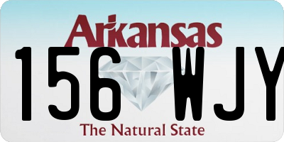 AR license plate 156WJY
