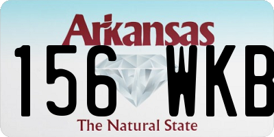 AR license plate 156WKB