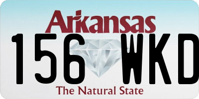 AR license plate 156WKD
