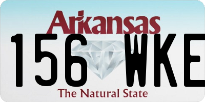 AR license plate 156WKE