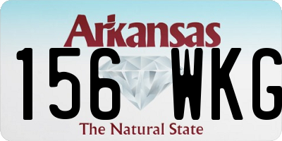 AR license plate 156WKG