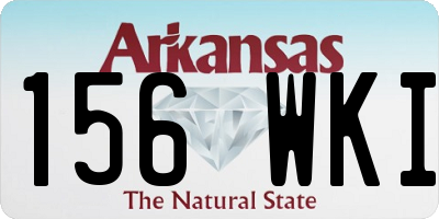 AR license plate 156WKI