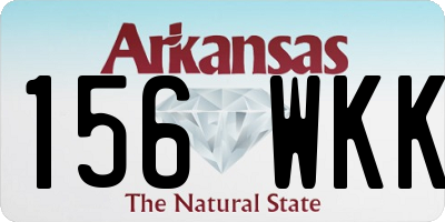 AR license plate 156WKK
