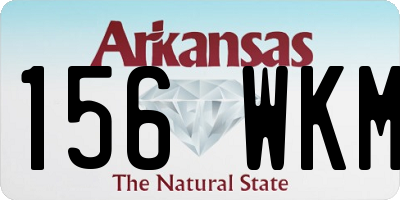 AR license plate 156WKM