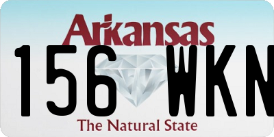 AR license plate 156WKN