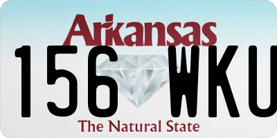 AR license plate 156WKU