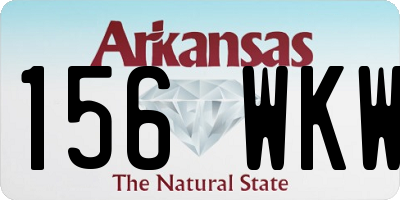 AR license plate 156WKW