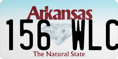 AR license plate 156WLC