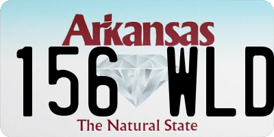 AR license plate 156WLD