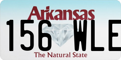 AR license plate 156WLE