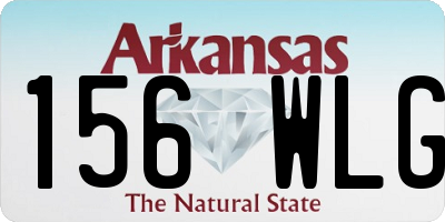 AR license plate 156WLG