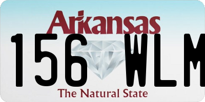 AR license plate 156WLM