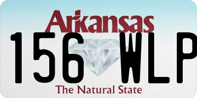 AR license plate 156WLP
