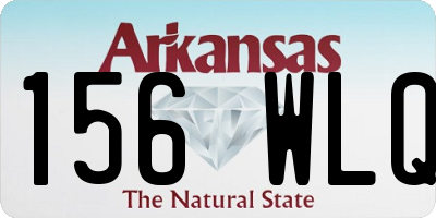 AR license plate 156WLQ