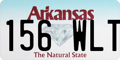AR license plate 156WLT
