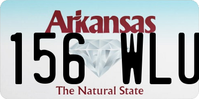 AR license plate 156WLU